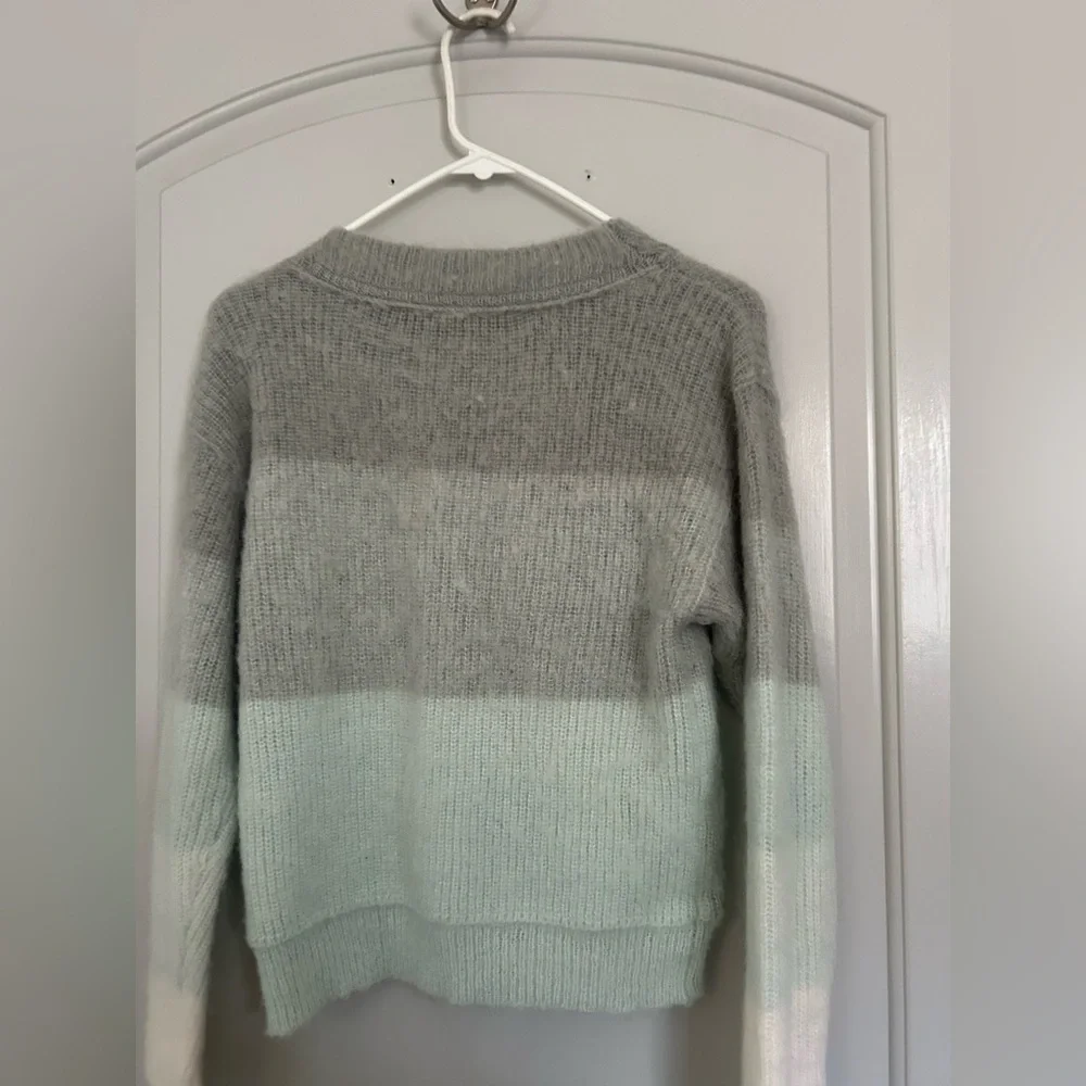 Free People Autumn Sky Pullover Wool Blend Sweater  size XS